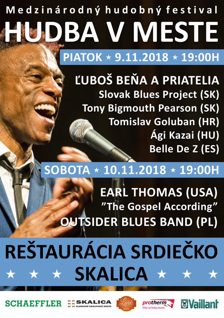 Festival Hudba v Meste 2018 Medzinárodný festival v Skalici Hudba v Meste 2018