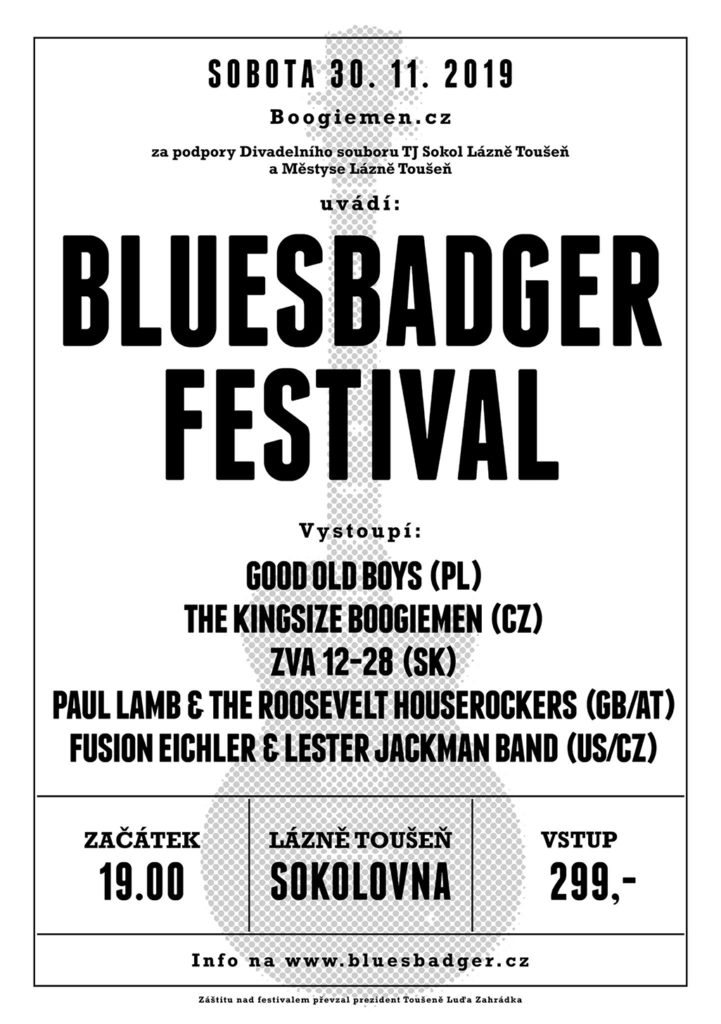 Bluesbadger Festival 2019 Lázne Toušeň