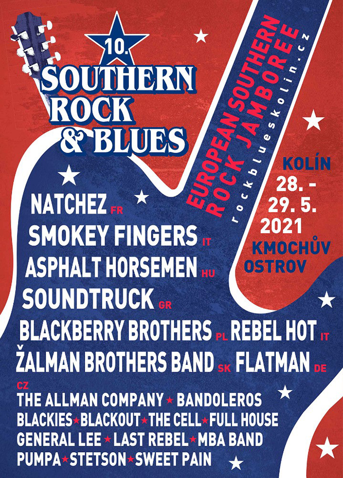 Festival Southern Rock & Blues 2021 Kolín Festival Southern Rock & Blues 2021 Kolín