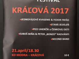 Stará Jedáleň na Blues & Folk Festival Kráľová 2017