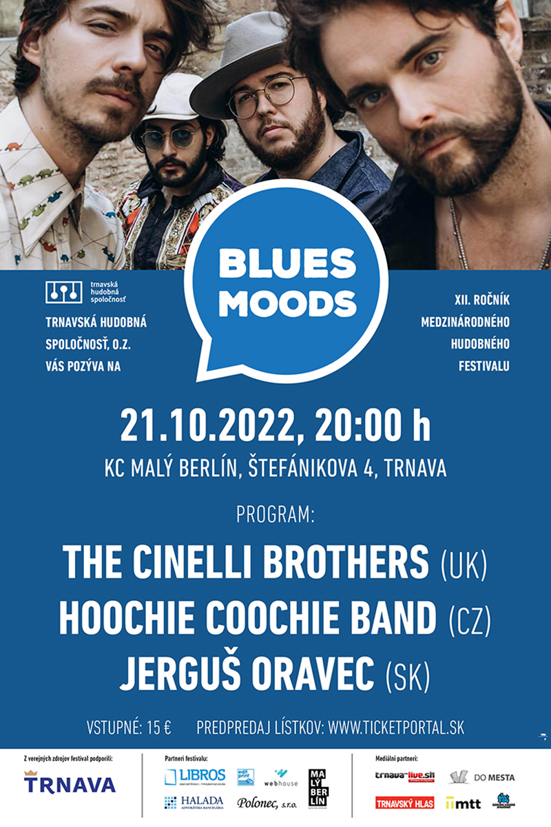 12. ročník festivalu Blues Moods 2022